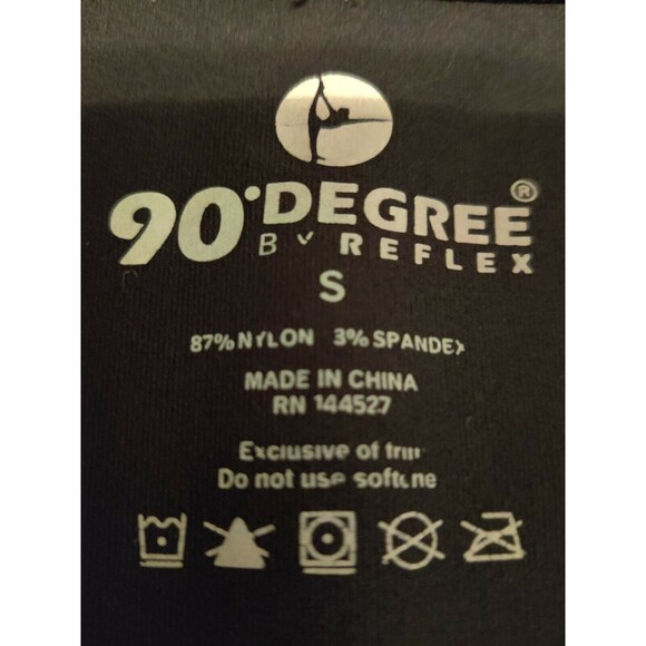 90 Degree By Reflex Women's Full Zip‎ Up Jacket With Pockets Black Size Small - Picture 4 of 8